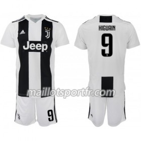 Maillot de Foot Juventus Higuain 9 Enfant Domicile 2018/19